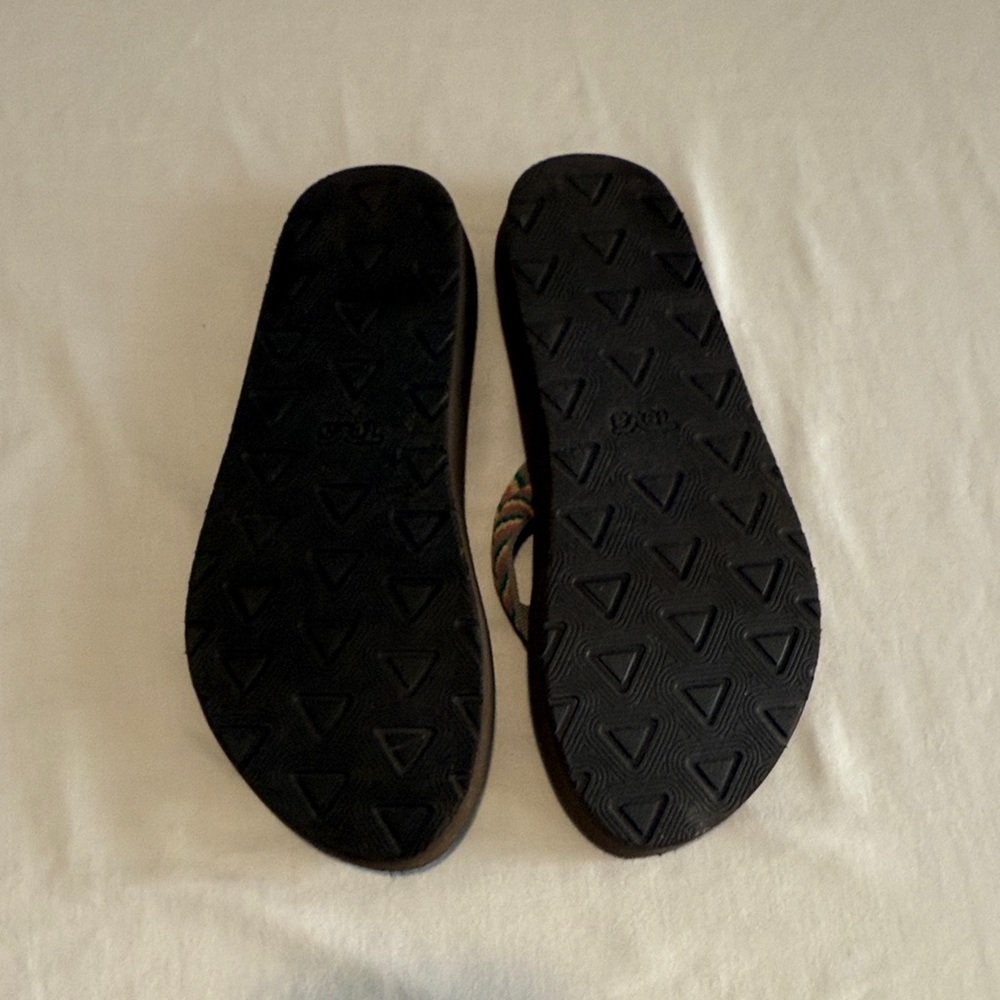 Teva Brown Sandals with Patterned Straps - Picture 3 of 6